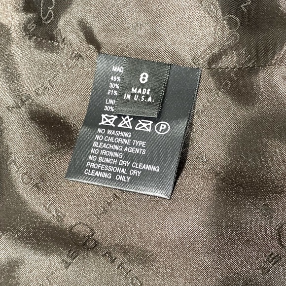 Vintage St. John by Marie Gray Fully Lined Double Breasted Faux Fur Coat - Picture 7 of 13